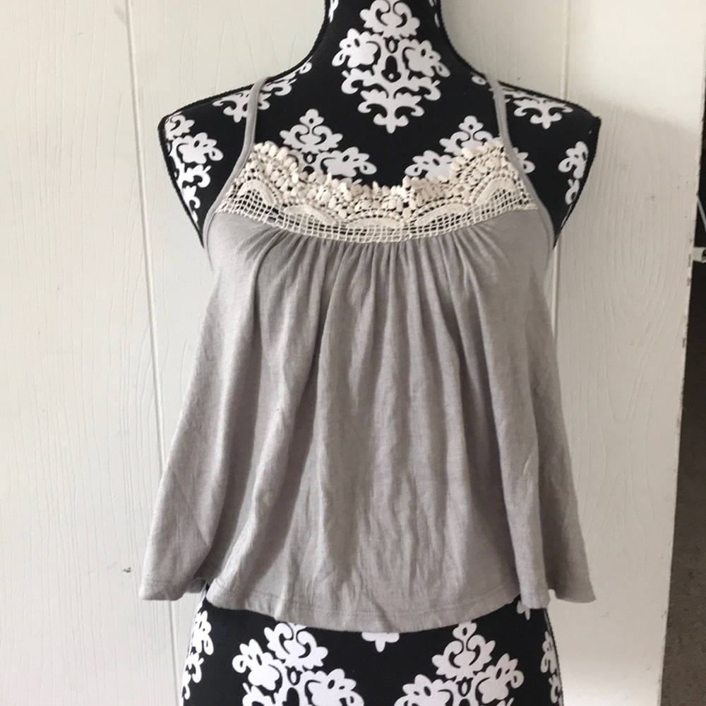🍓grey tank top
